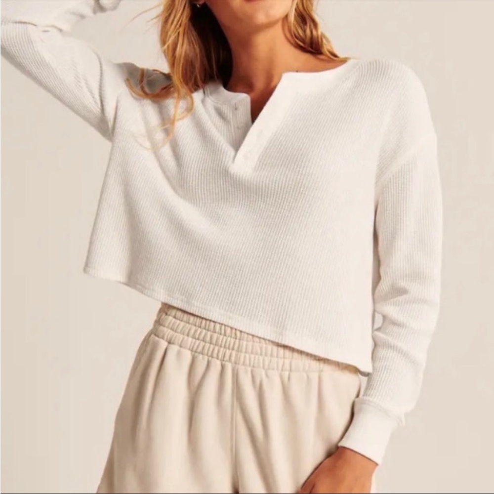 Abercrombie Waffle Henley